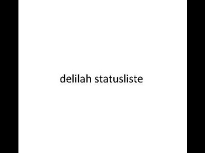 Statusliste DELILAH