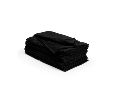 Håndklæde Bleach-Safe, sort 50 x 85 cm. 12 stk.