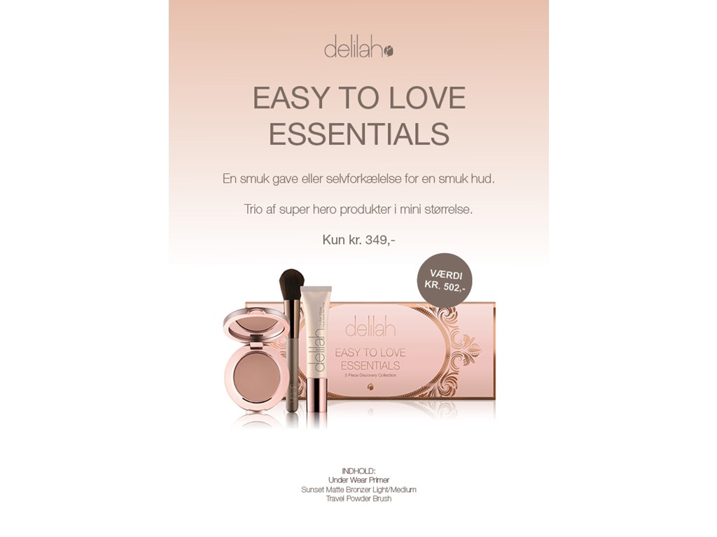 DELILAH EASY TO LOVE ESSENTIALS - A4 SKILT